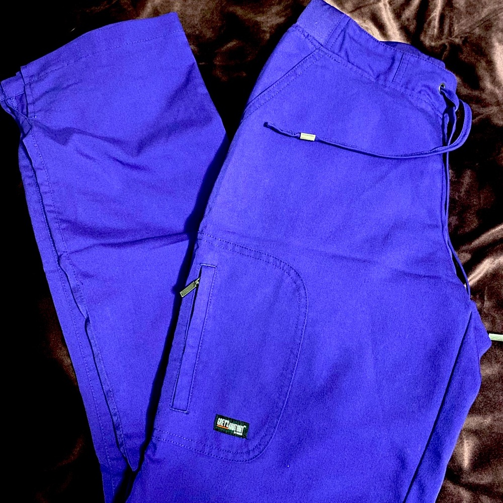 Grey’s anatomy scrub pants. Size Small tall purple
